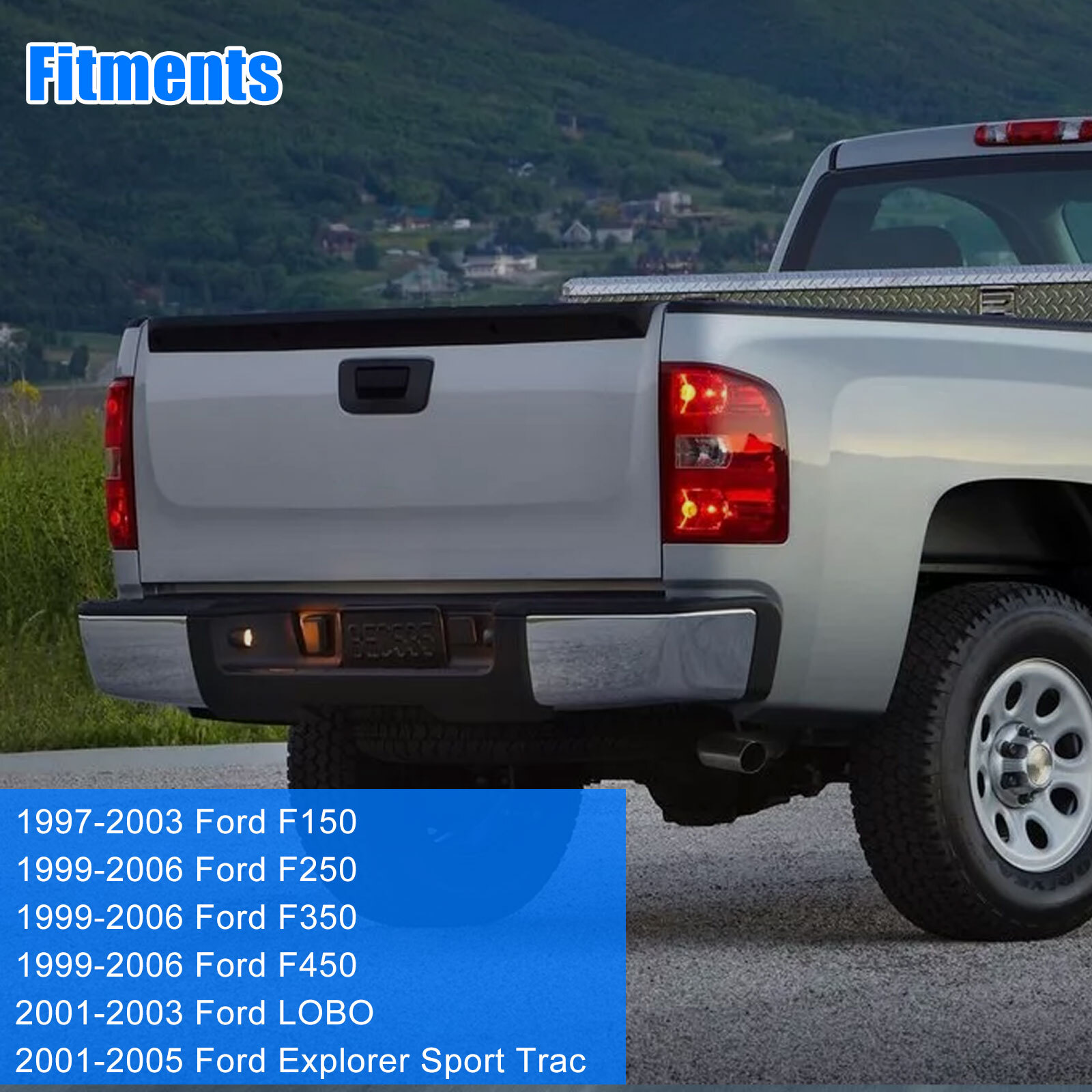 Tailgate Handle Rear View Backup Camera For 1997-2007 Ford F150/F250/F350/F450