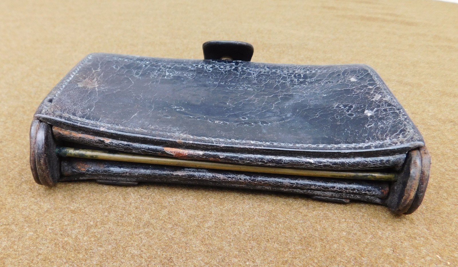 RARE ORIGINAL INDIAN WARS USM U.S. MARINE CORPS M1874 MCKEEVER CARTRIDGE BOX