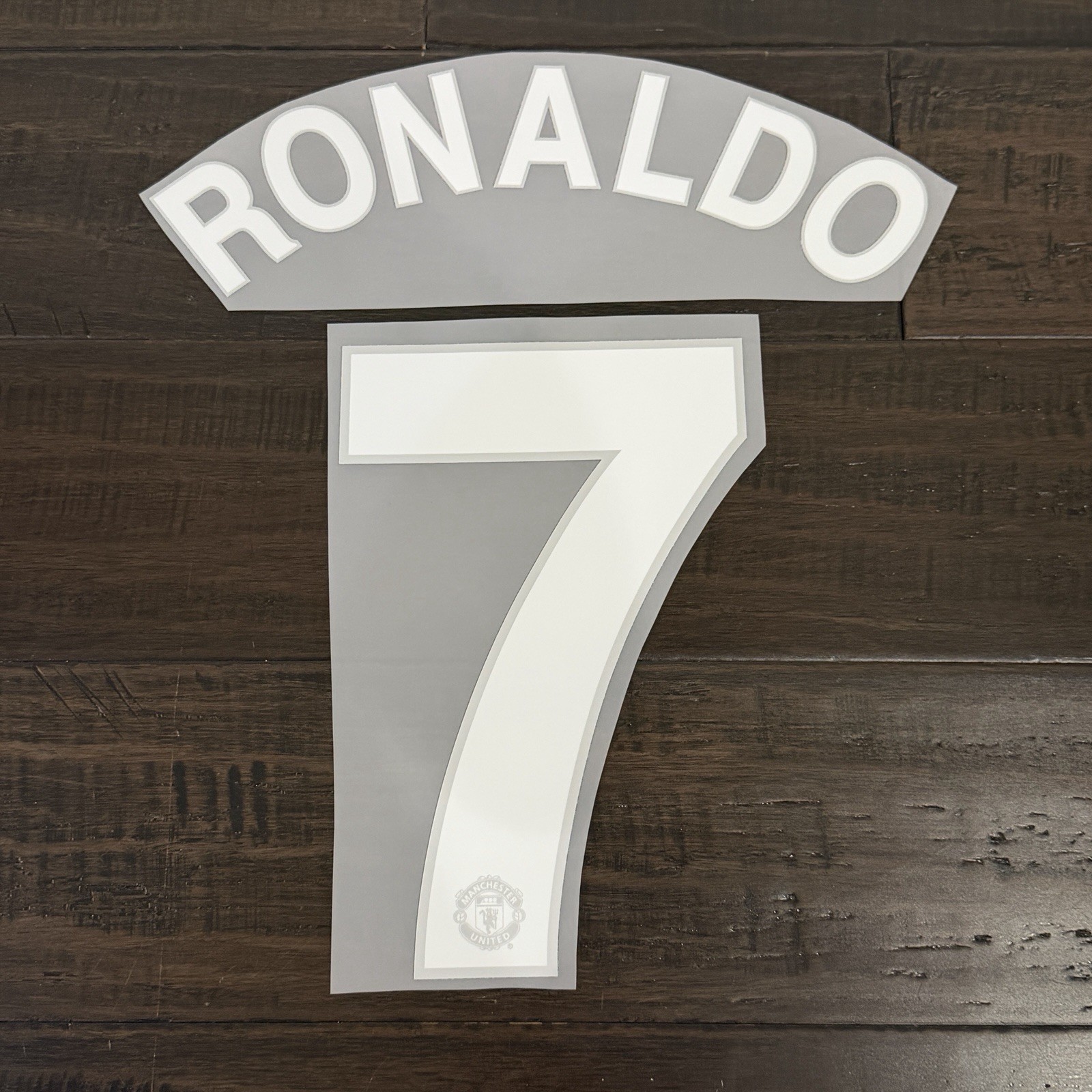 2008-2009 RONALDO Manchester United Nameset Name Number Dorsal UCL