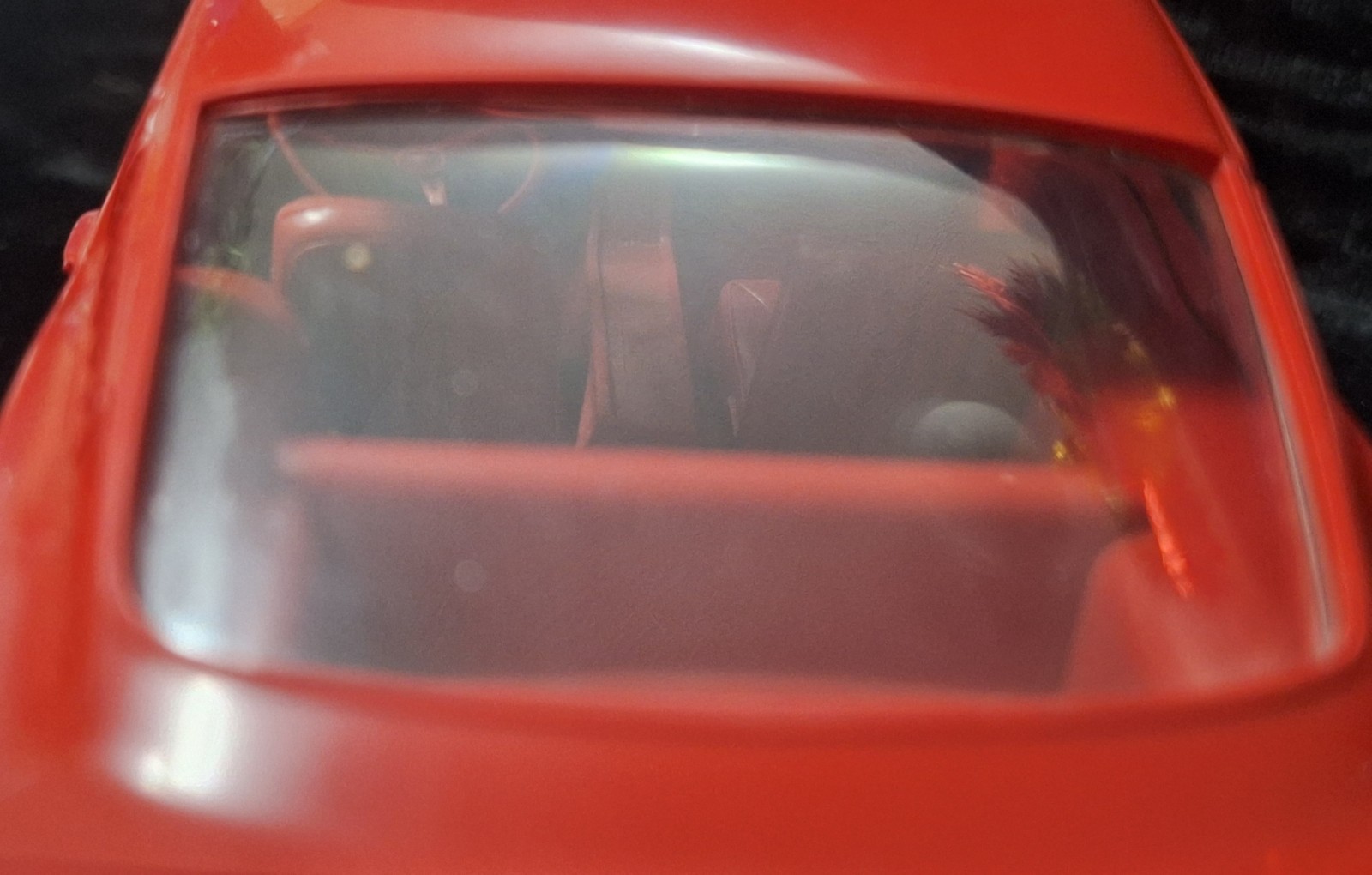 Vintage 1965 AMT Red FORD MUSTANG FASTBACK Dealer Promotional Plastic Model Car