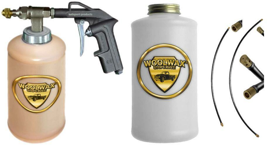 Woolwax Pro Undercoating Gun with (1) Full Quart of Woolwax STRAW (clear)