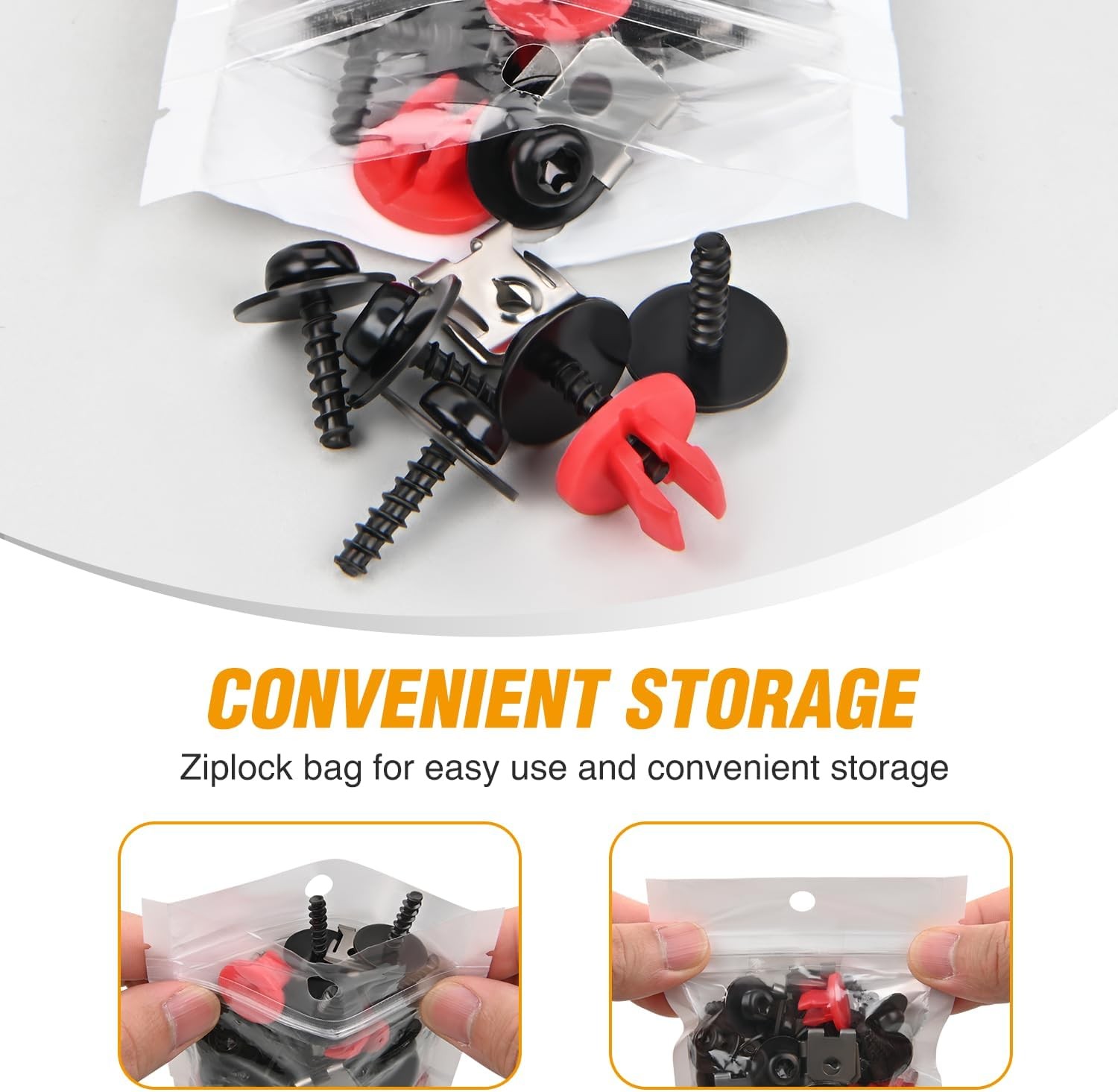 GOOACC 10 Sets Engine Splash Shield Guard Undertray Cover Screws Bolt Nut Clip