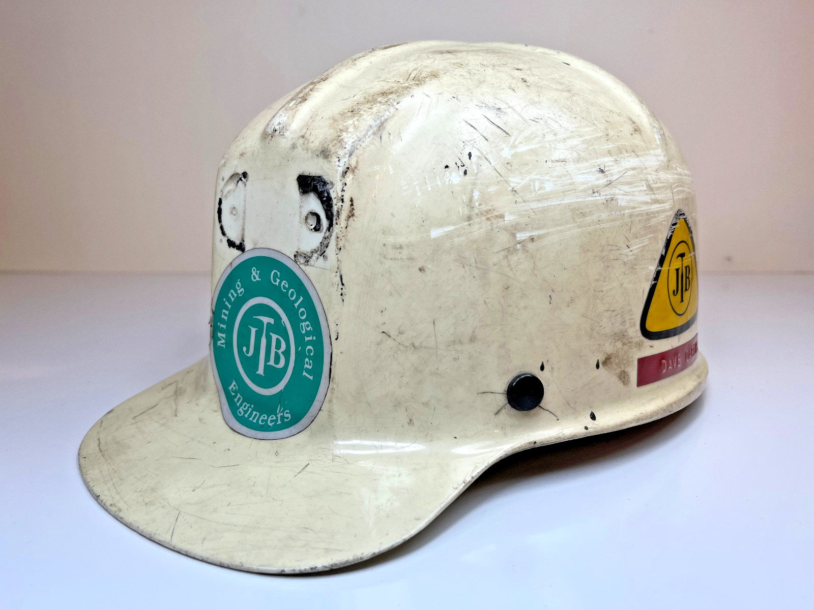 MSA Comfo-Cap Low Vein Coal Mining Hard Hat Vintage Prop 1977