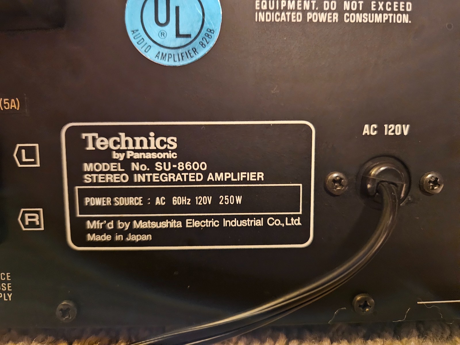 Technics SU-8600 Integrated Amplifier - Fully Serviced, recapped, LED
