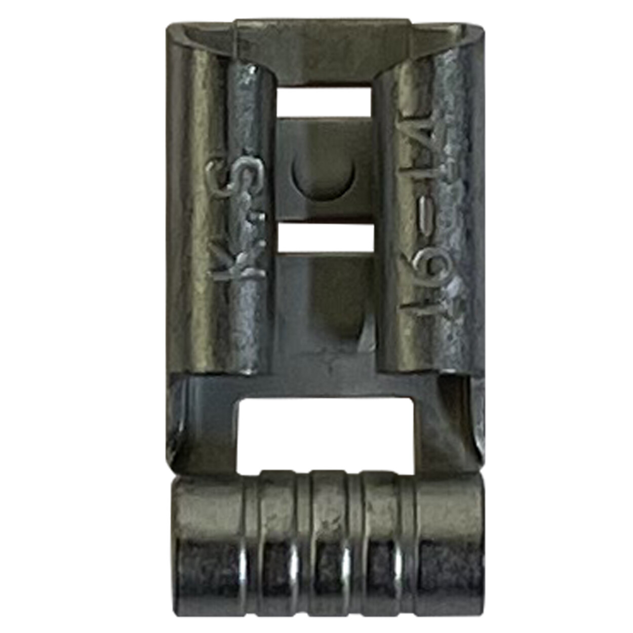 (100) Non-Insulated Flag Terminal 16-14 AWG 1/4" .250 Uninsulated Wire Connector