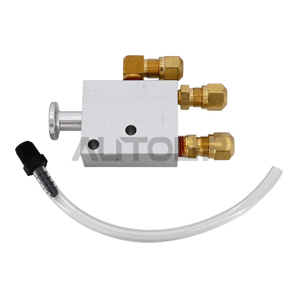 New 3-Way Auto Reset Valve w/Fittings Replaces For Hendrickson VS25224 VS25223