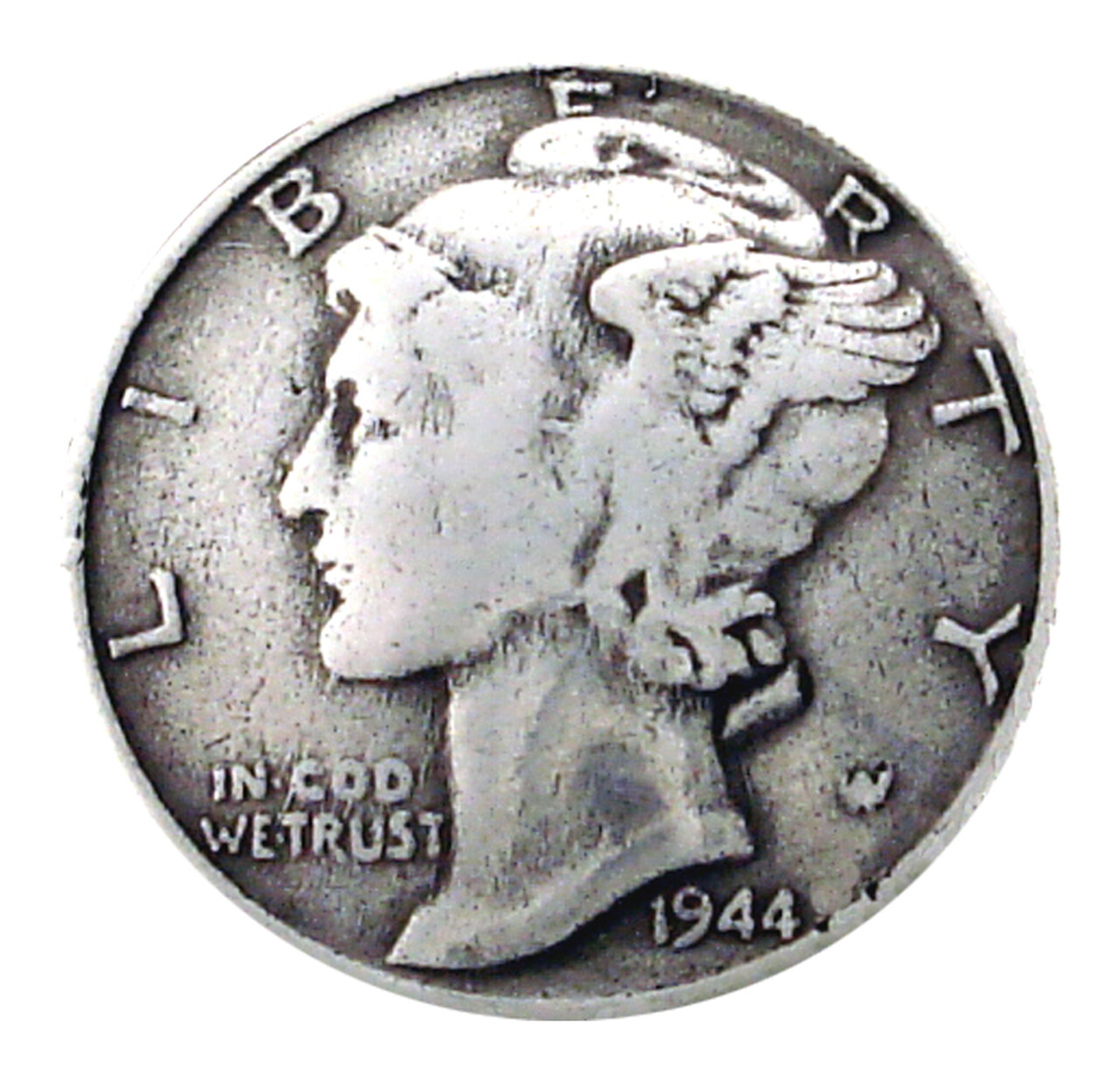 Leathercraft Mercury Dime Reproduction Coin Concho screw back Conchos 3/4"