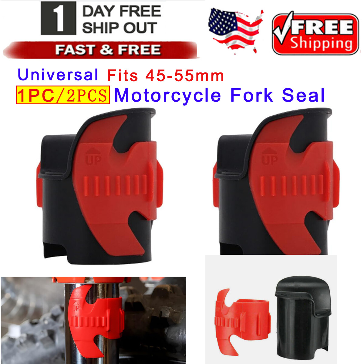 Front Fork Seal Cleaning Tool Motorcycle Dirt Bike Fork Shock Repairing Absorber