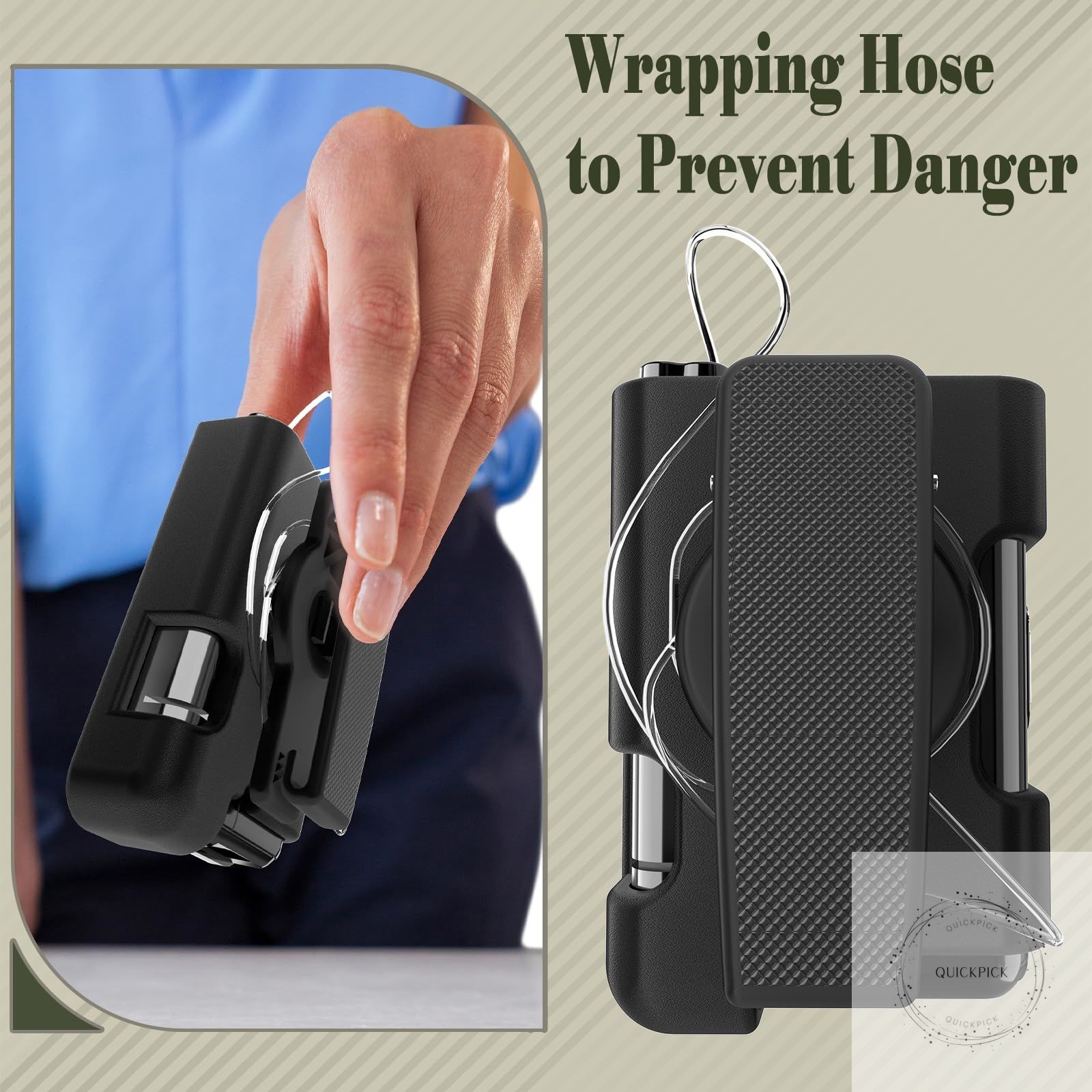 Tandem Tslim X2 Pump Case, t Slim X2 Pump Case with 360° Rotatable Clip Black