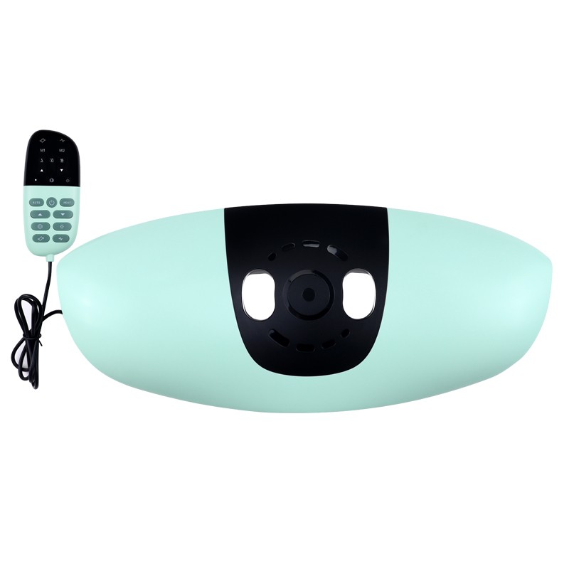 Electric Lumbar Massager with Heat Adjustable Intensity Back Stretcher Device#