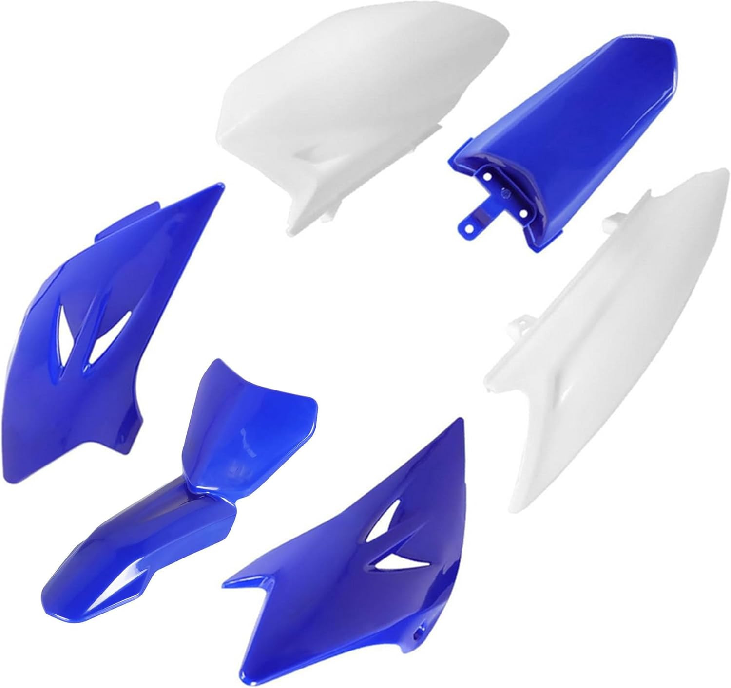 ABS Plastic Mudguard Side Cover Fairing Kit Replacement for Yamaha TTR50 TTR50E