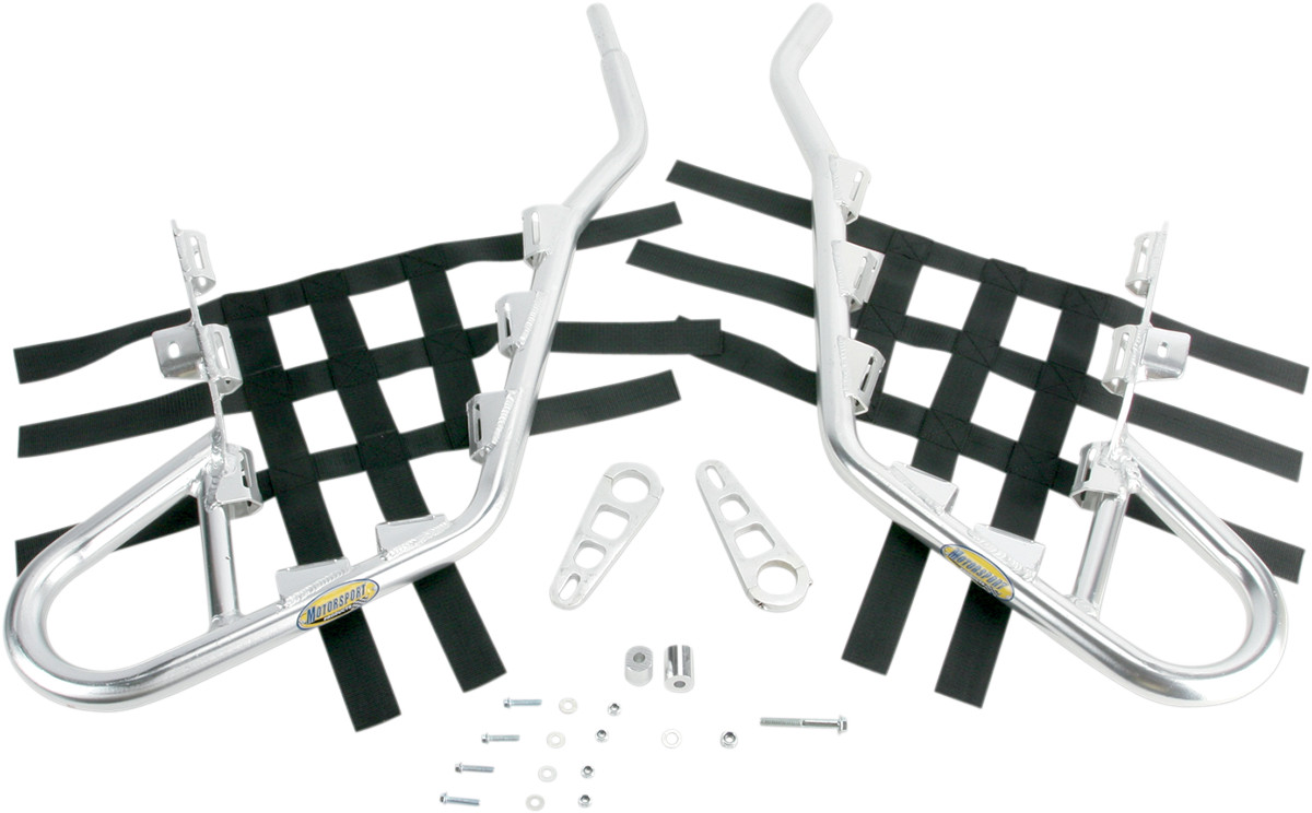 MOTORSPORT PRODUCTS Nerf Bars - For DS 650 - Silver 81-8101