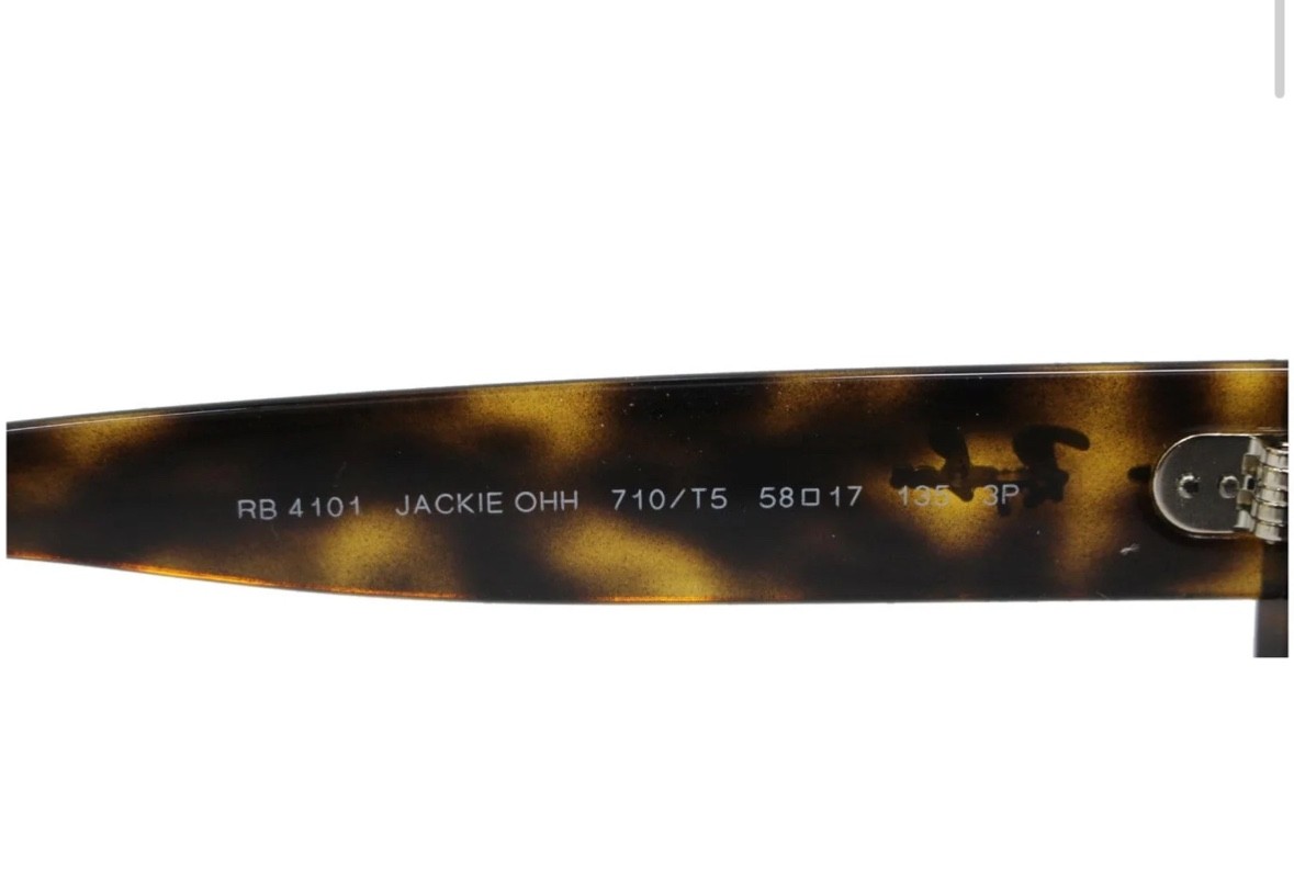 Ray-Ban Jackie Ohh Tortoise Brown Gradient Polarized Lens RB4101 58mm sunglasses