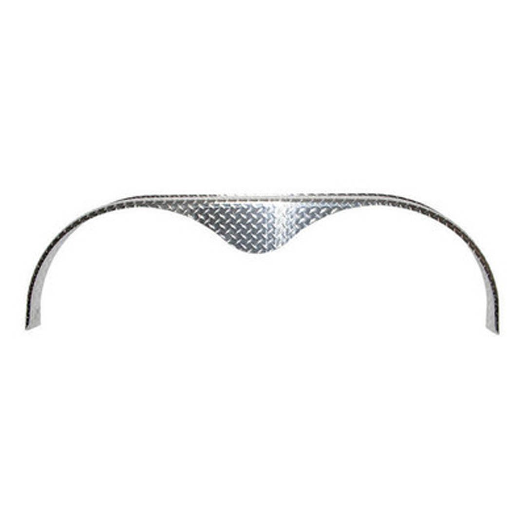 2 Pack - 72x4 Aluminum Treadplate Tandem Axle Teardrop Fender Flares