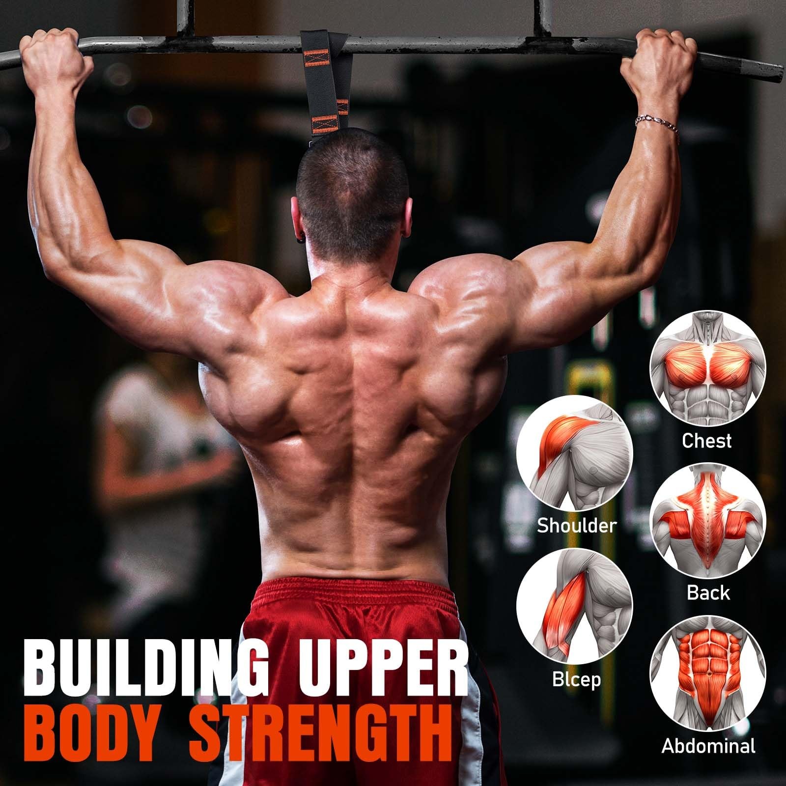 Pull Up Assistance Bands, 300lbs Heavy Duty Resistance Bands for Pull Ups wit...