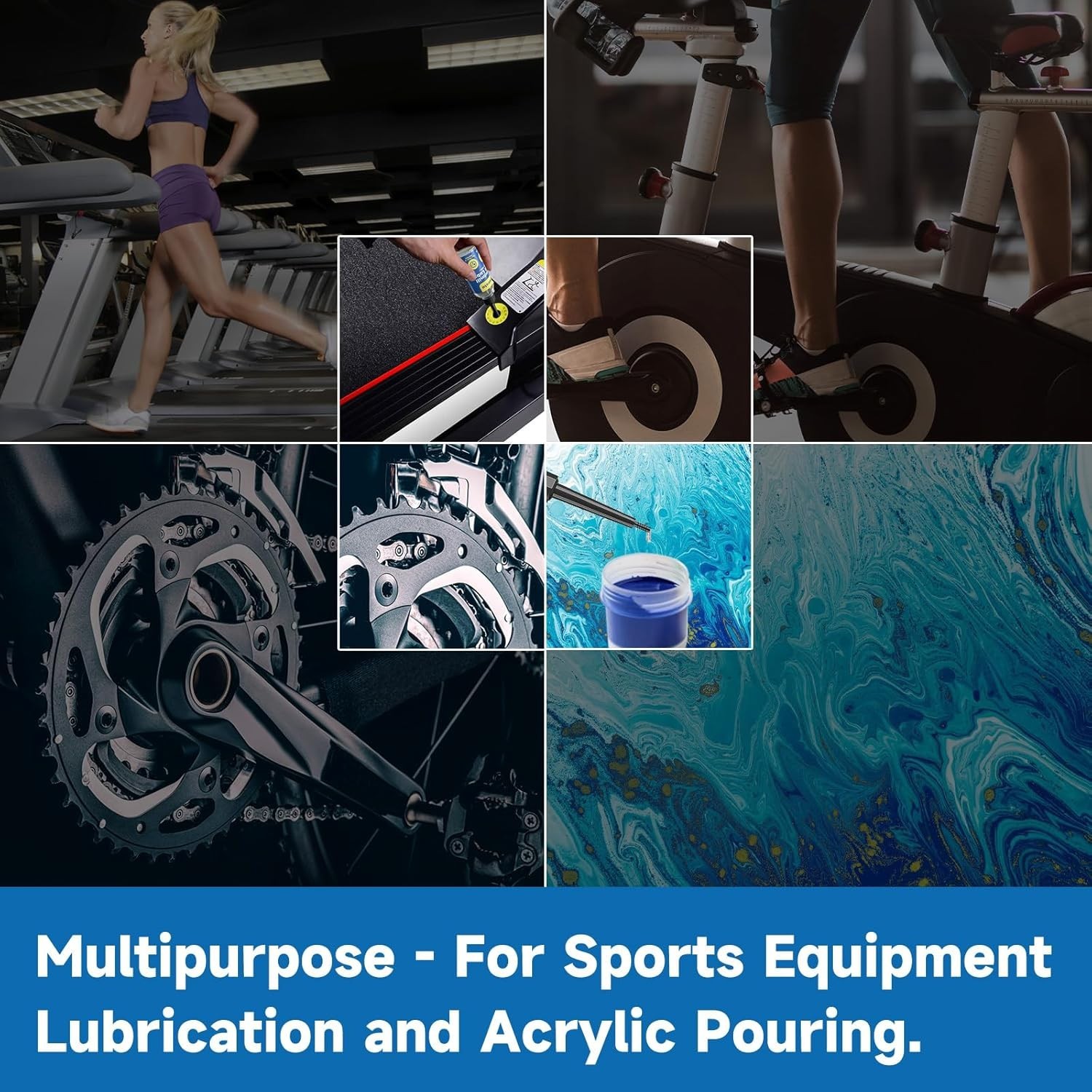 Treadmill Lubricant for Belt, 100% Silicone Treadmill Belt Lubricant, Treadmill