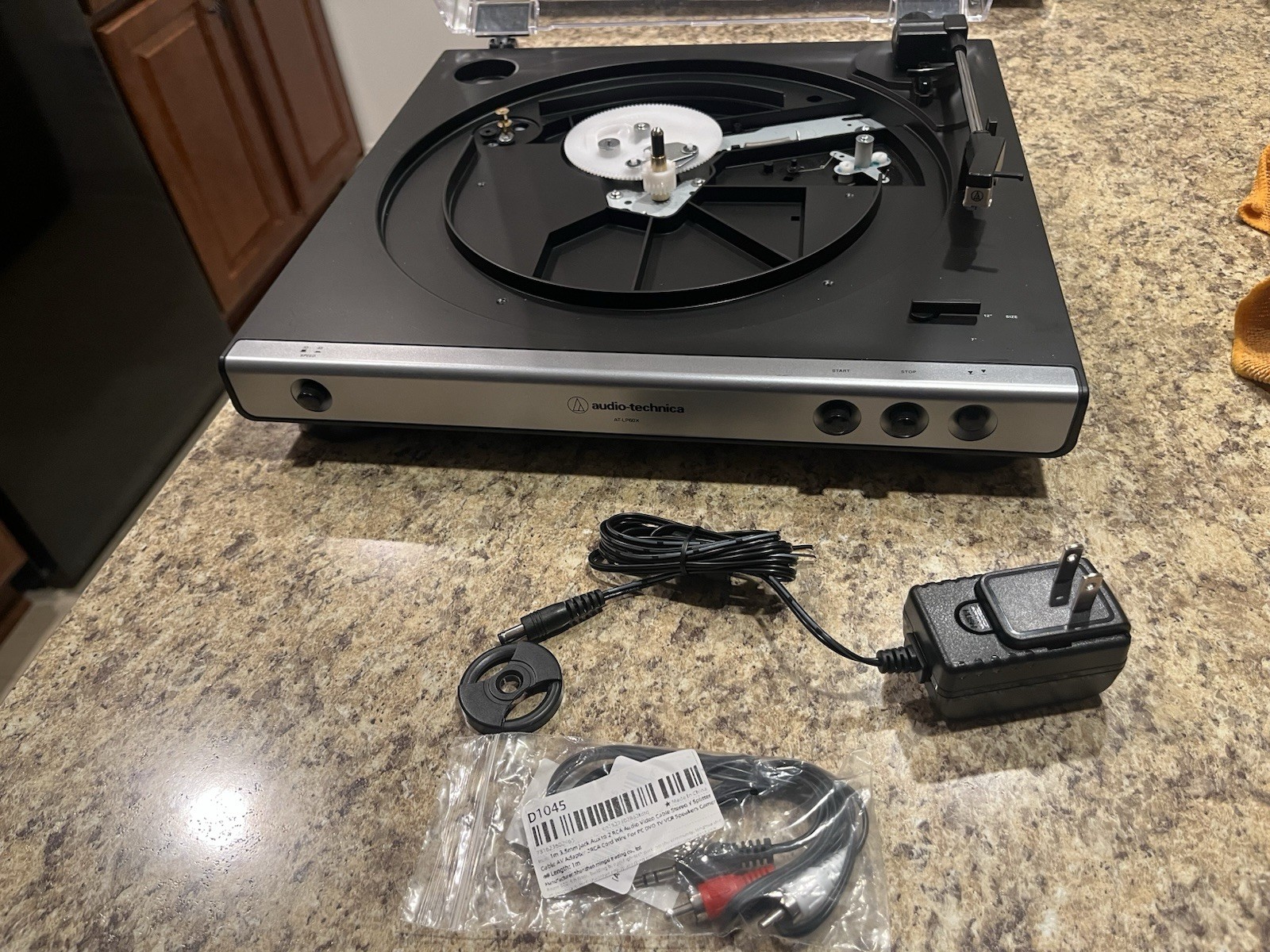 Audio-Technica AT-LP60X Automatic Belt-Drive Turntable BLACK/GUNMETAL