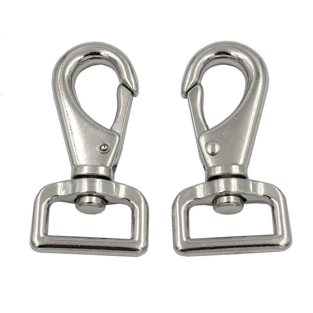 5 packs Metal Heavy Duty 1 inch Trigger Swivel Eye Bolt Snaps Fastener Horse Bla