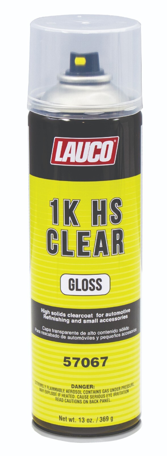 1K HS Gloss Clear 13 oz. Automotive Aerosol Spray Paint Can Clear Coat - 57067
