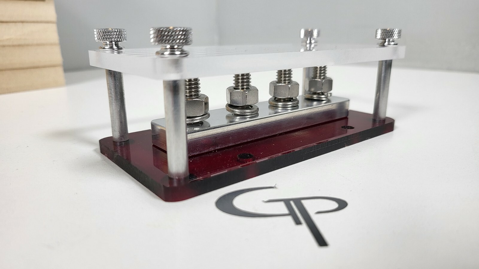 GP 4 Spot Universal Distribution Block Car Audio wire 2/0 1/0 awg gauge red clea