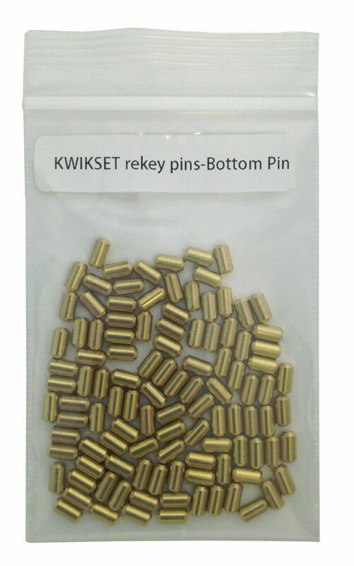 100 Pieces Kwikset Rekey Bottom Pins Master Pin Landlord Rekeying Kits 1 to 6