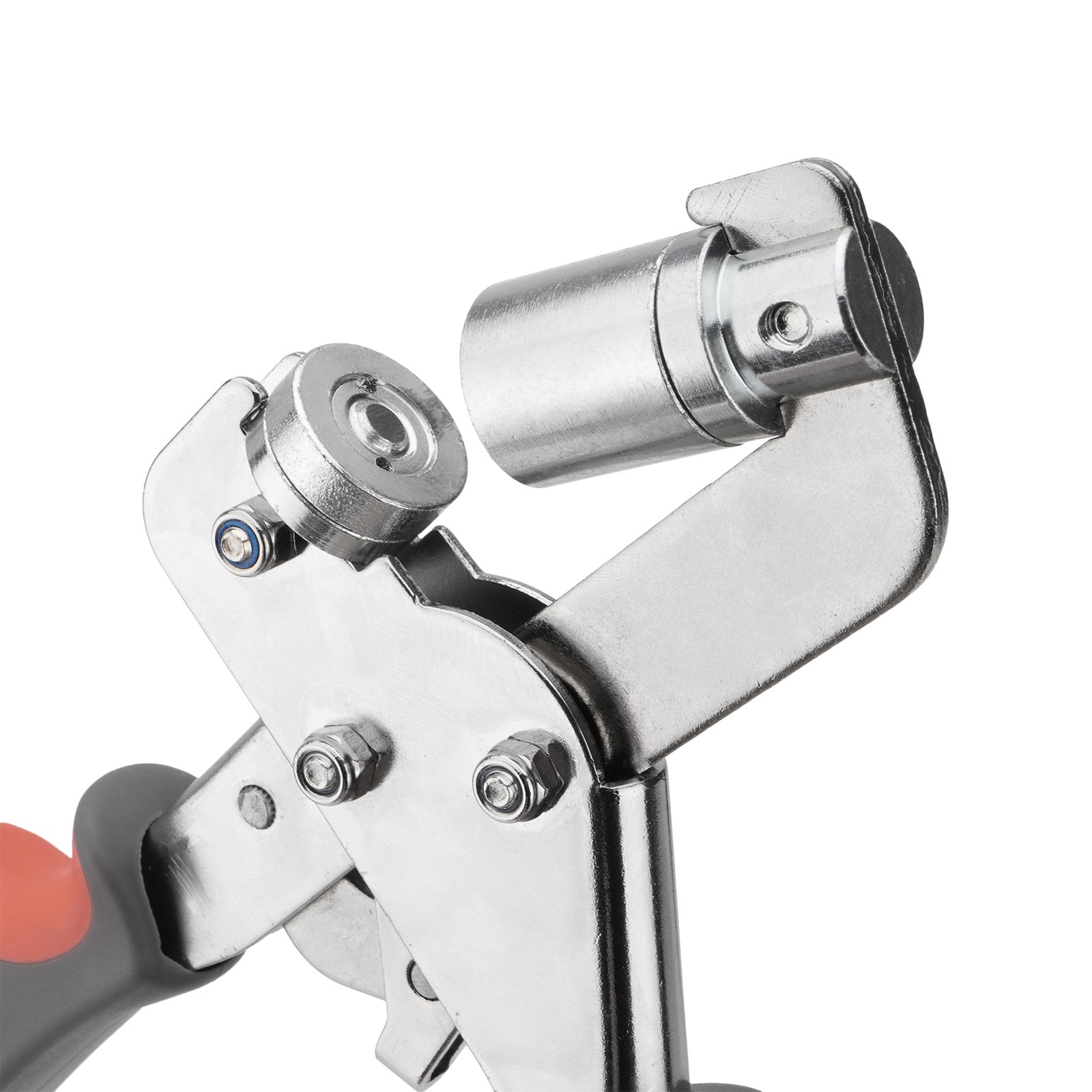 Grommet Tool Kit, Handheld Hole Punch Pliers, Hammer, Hole Punch, 400PCS Eyelets