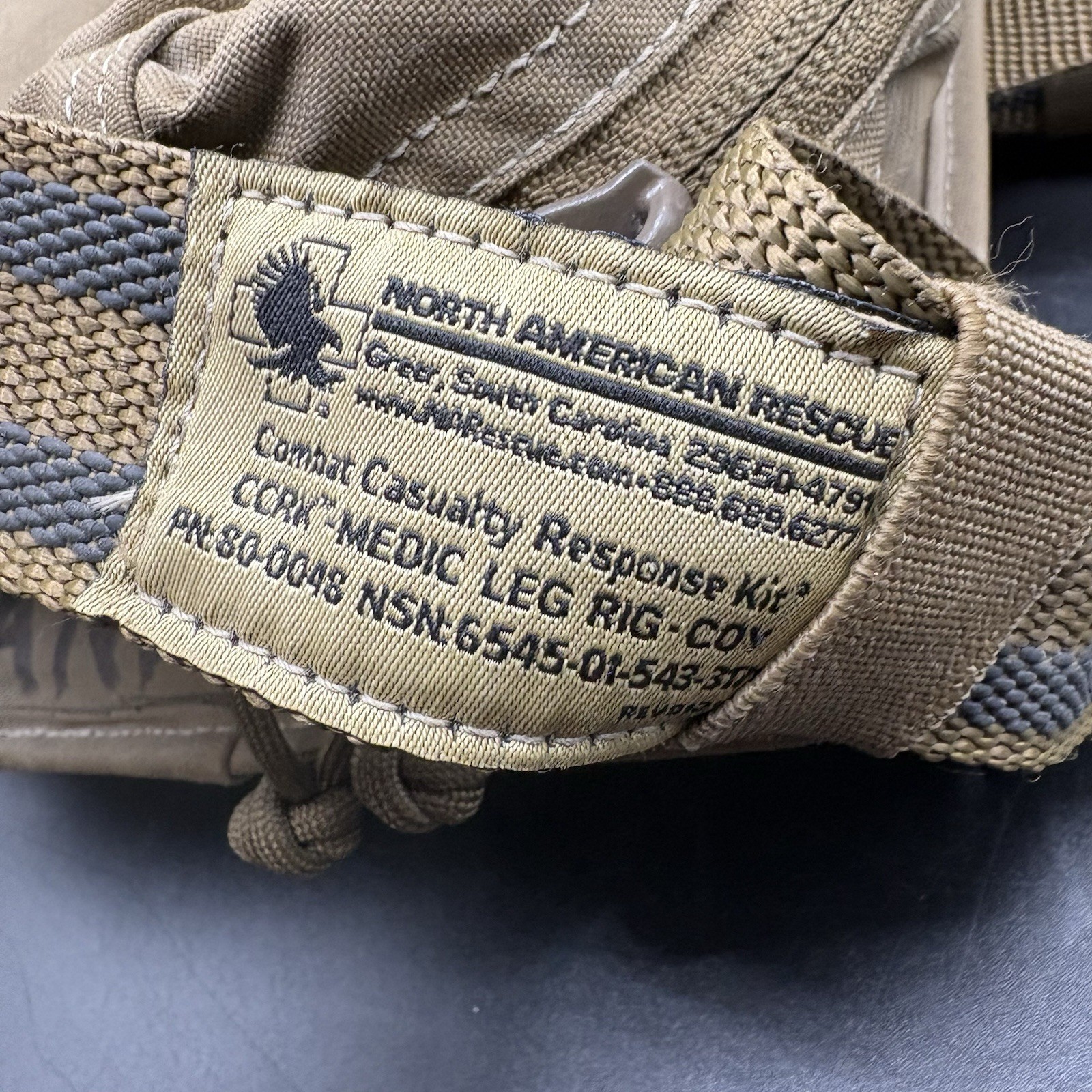 North American Rescue Medic Leg Rig Combat Casualty Response Kit Bag First Aid E