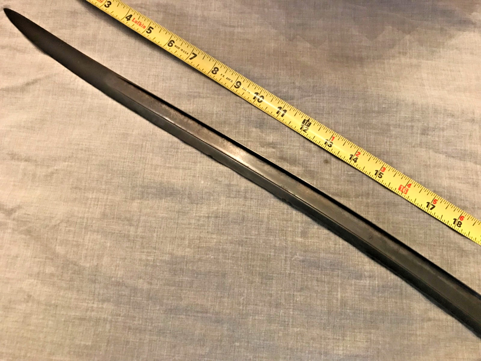 French Model 1866 Chassepot Yataghan Sword Bayonet Dated 1870