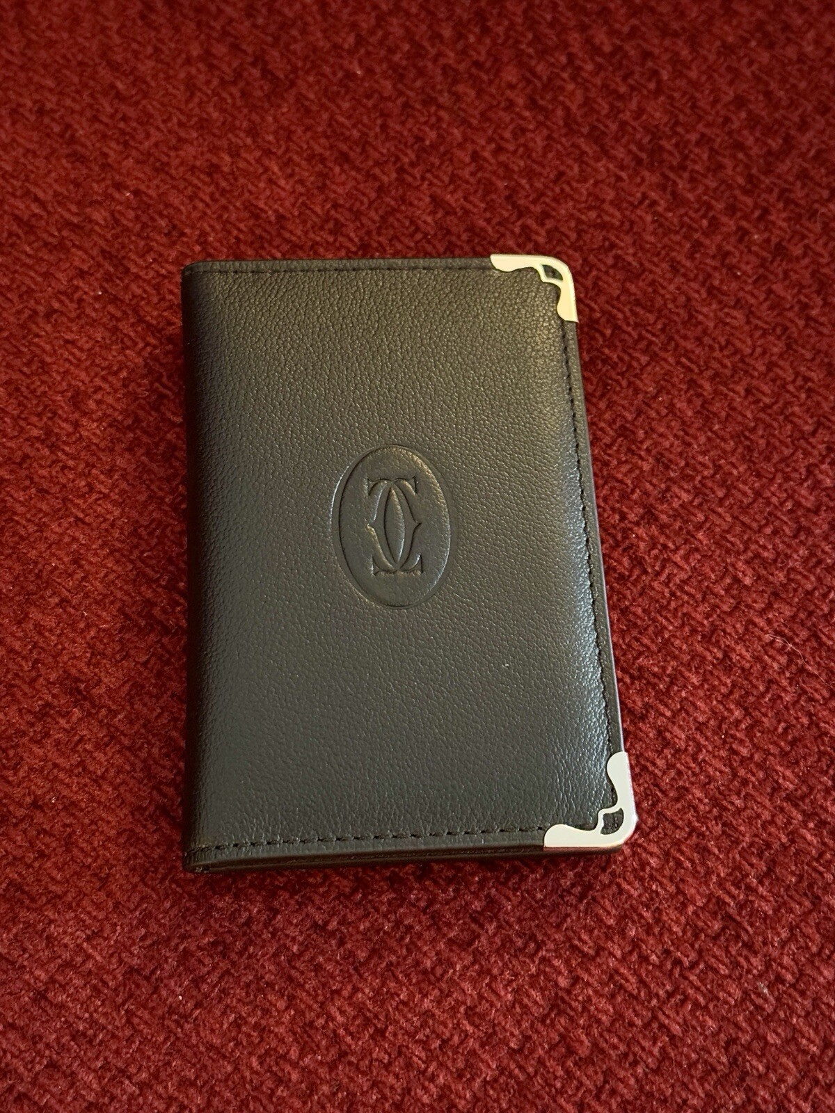 Cartier Black Calfskin Cardholder - New in Box | Collectible Promotion AD Gift