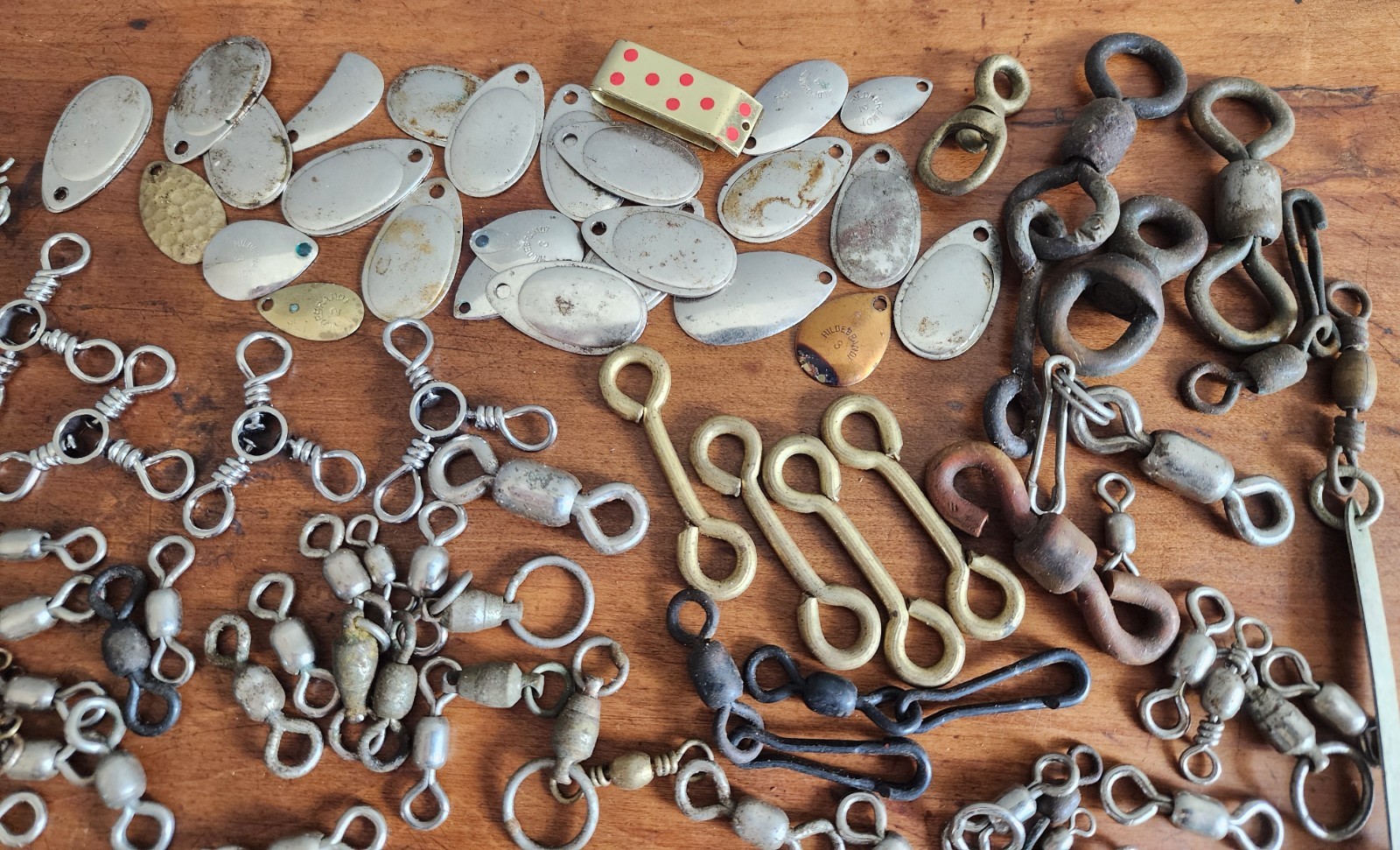 Vintage Lot of 250+ Pieces of Fishing Tackle Parts - Making or Repairing Lures