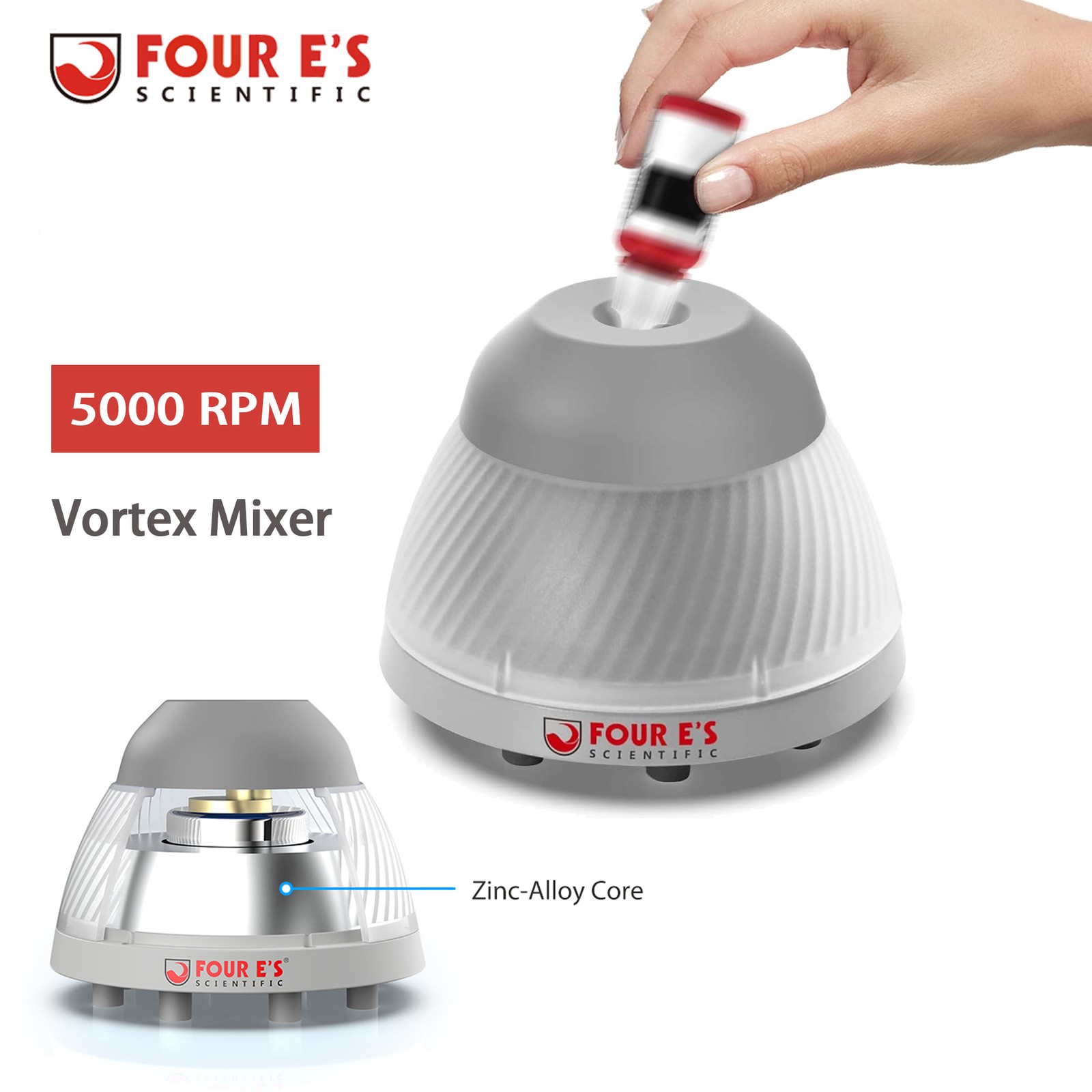 5000RPM Mini Vortex Shaker Lab Vortex Mixer Paint Shaker for Paints Nail Polish