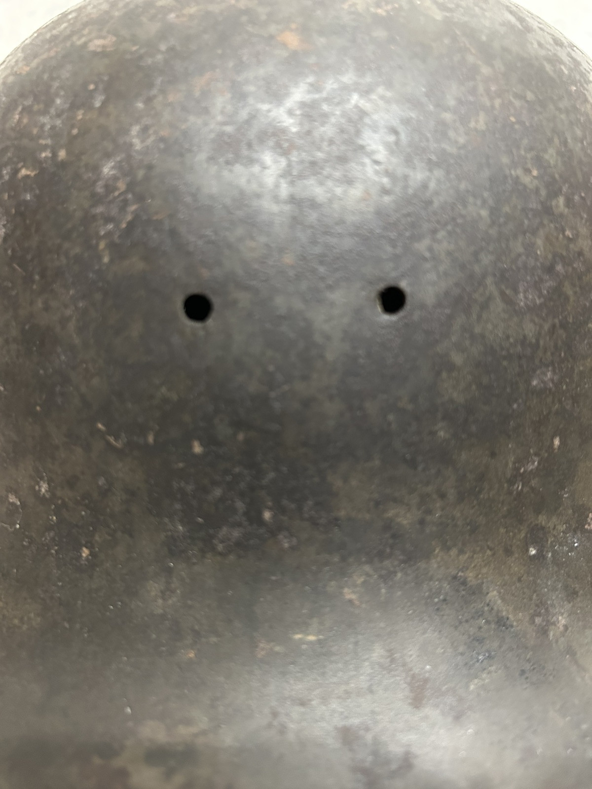 German Helmet M40 WW2 original paint (without restoration) WWII size 64