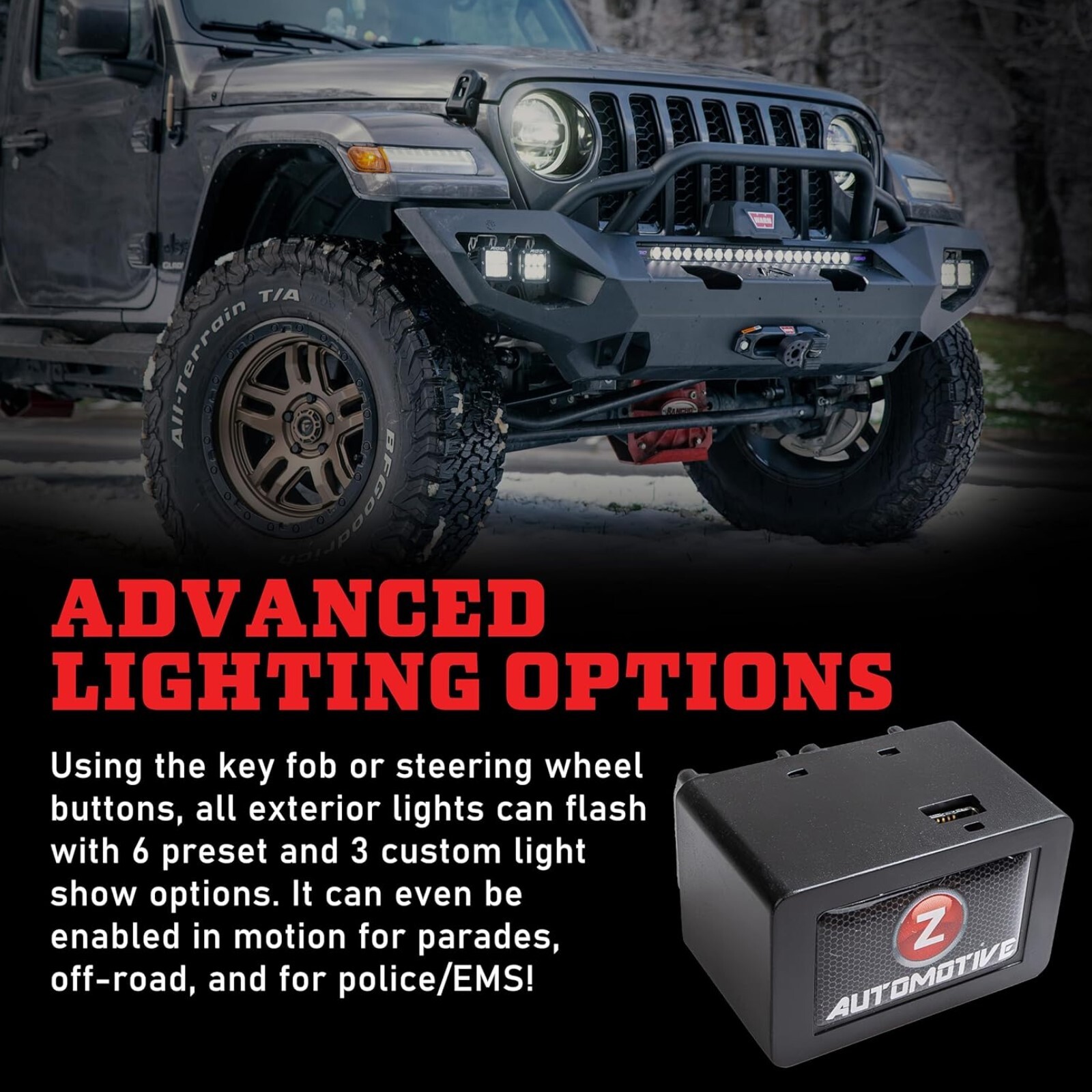 Z Automotive OBD2 Plug-In Tazer JL Lite Module for Wrangler JL Gladiator JT