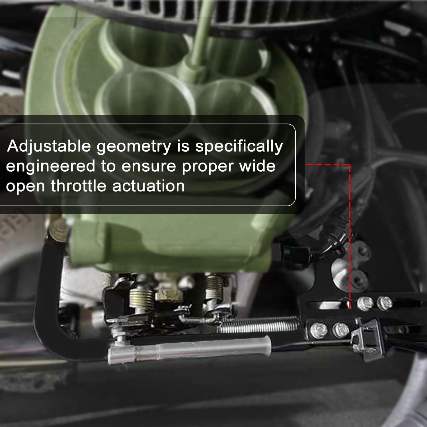 Cable Mount Bracket Kit fit TV Holley Carb Sniper EFI Throttle Edelbrock Fitech