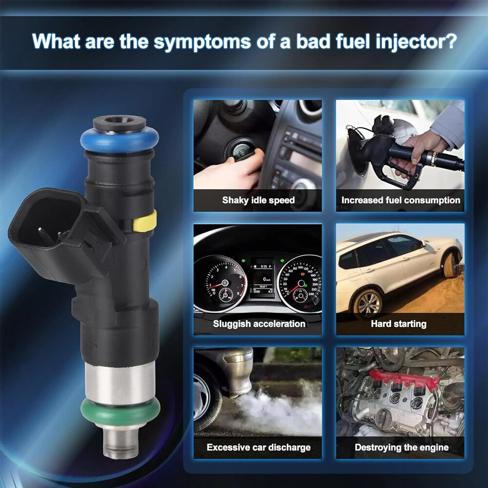 For 2011-2014 Polaris Ranger 800 XP 800 Crew 800 2pcs Fuel Injectors w/ Harness