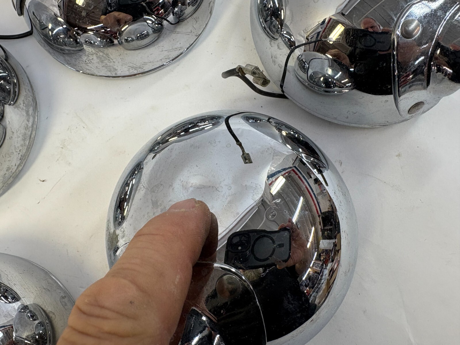 Harley assorted non perfect passing lamp spotlight buckets shells quantity 5