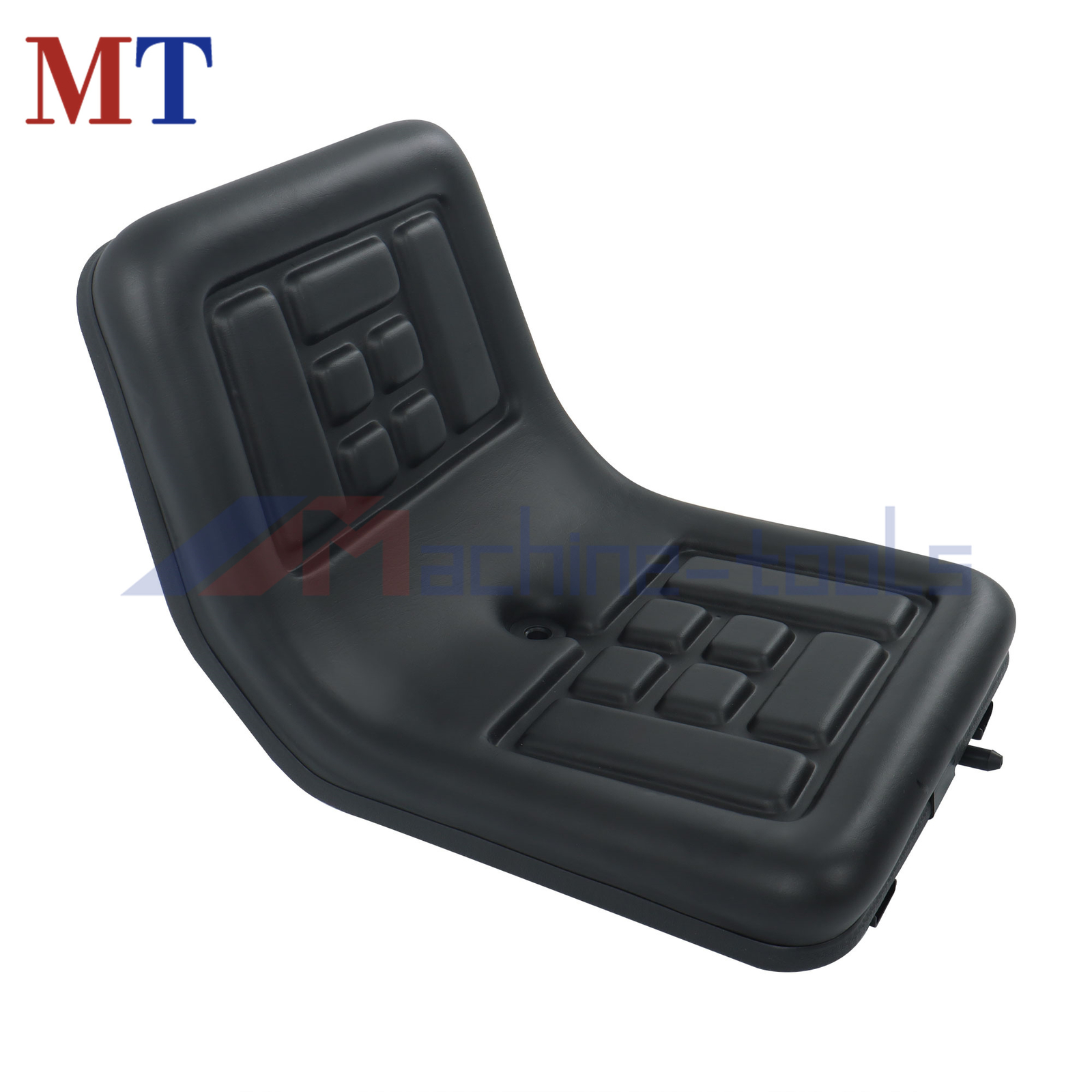 New Universal Lawn Tractor Seat Adjustable High Back Compact Mower Seat Black
