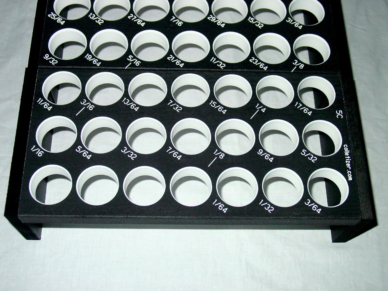 5C All Sizes 64ths-set Collet Rack Tray Drawer OR Bench Storage, Holder, 4BJ4X16