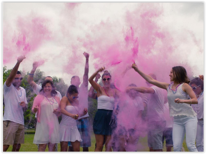 Color Blaze Gender Reveal Powder - 10 lbs Pink - for Baby Girl Announcement