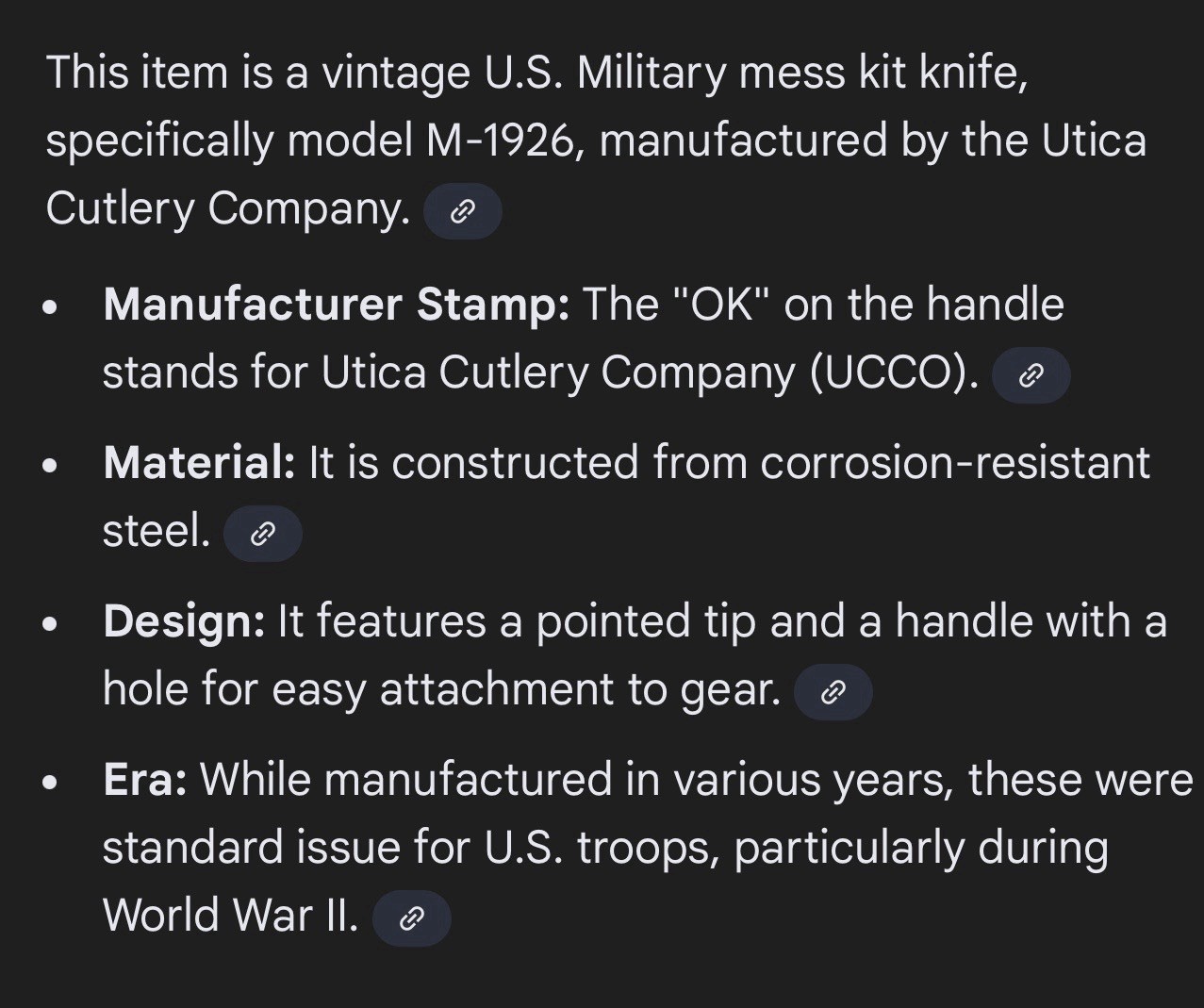 Vintage US Military Utica Skoco Cutlery Mess Kit Spoon Fork Knife Set Stainless