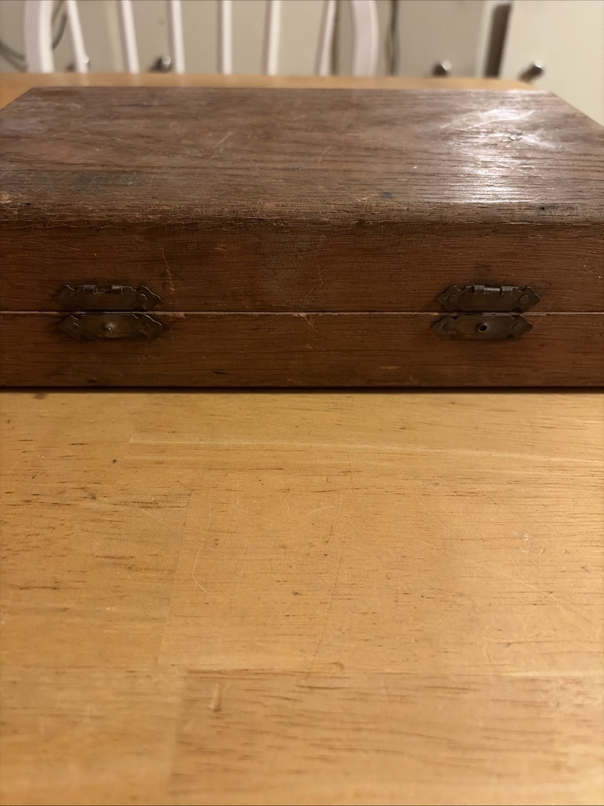 13 PIECE IRWIN AUGER DRILL BIT SET W/ WOOD CASE