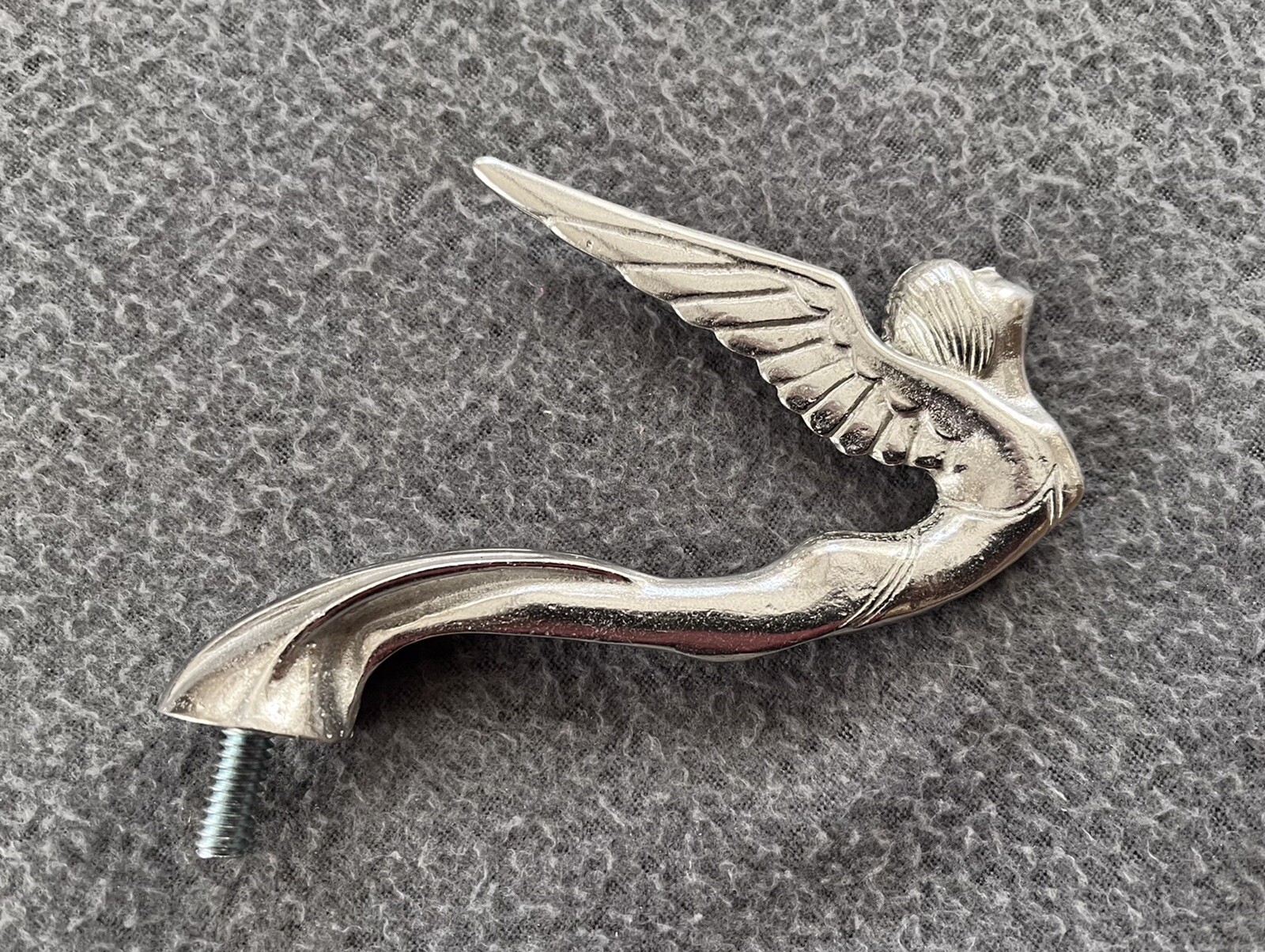 Unique, WINGED GODDESS FLYING LADY HOOD ORNAMENT