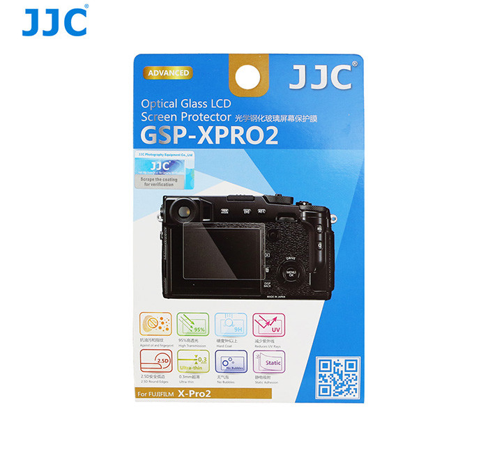 JJC GSP-XPRO2 9H Tempered Glass LCD Screen Protector FUJIFILM Fuji X-Pro2 XPro2