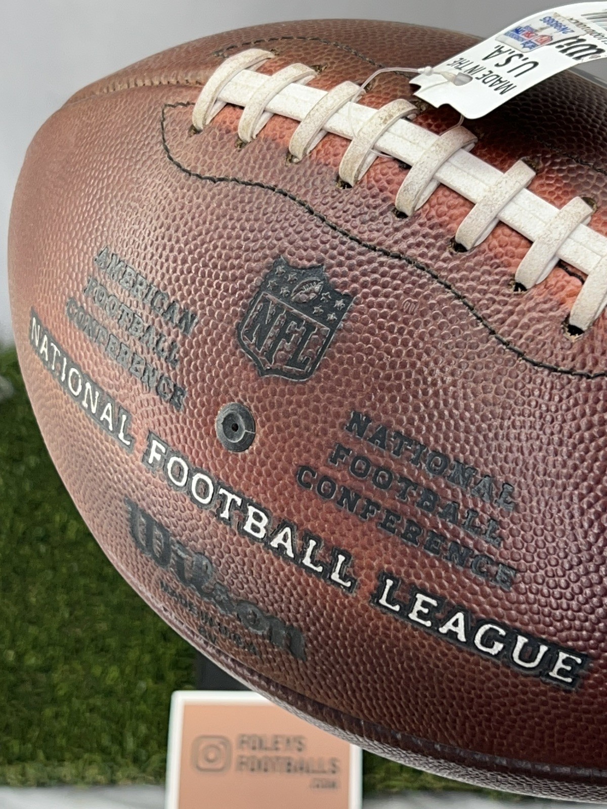 NFL100 "The Duke" Wilson Football - Carolina Panthers Game Prepped & Conditioned