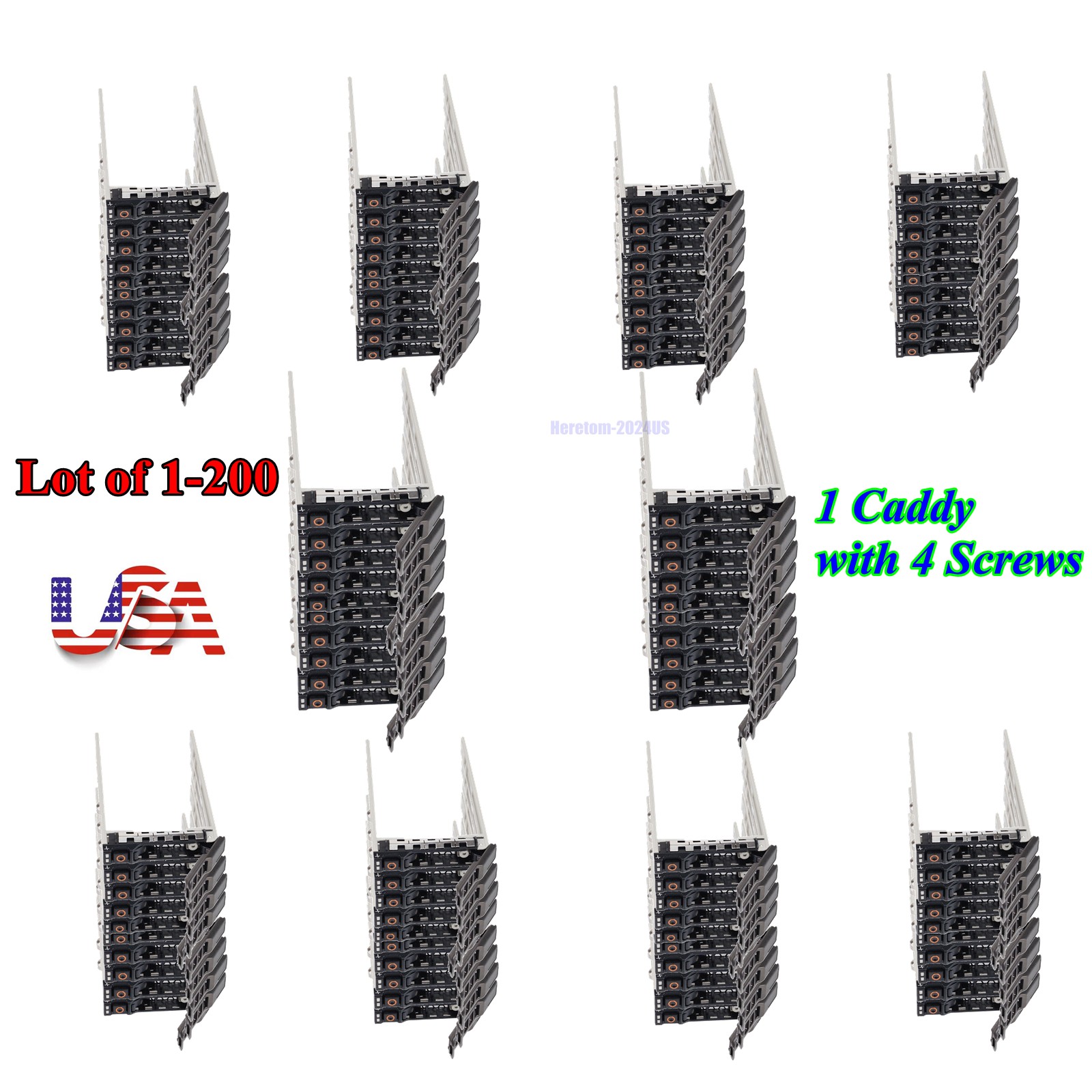 Lot DELL 2.5 HARD DRIVE CADDY TRAY FOR R620 R630 R720 R730 POWEREDGE 8FKXC G176J
