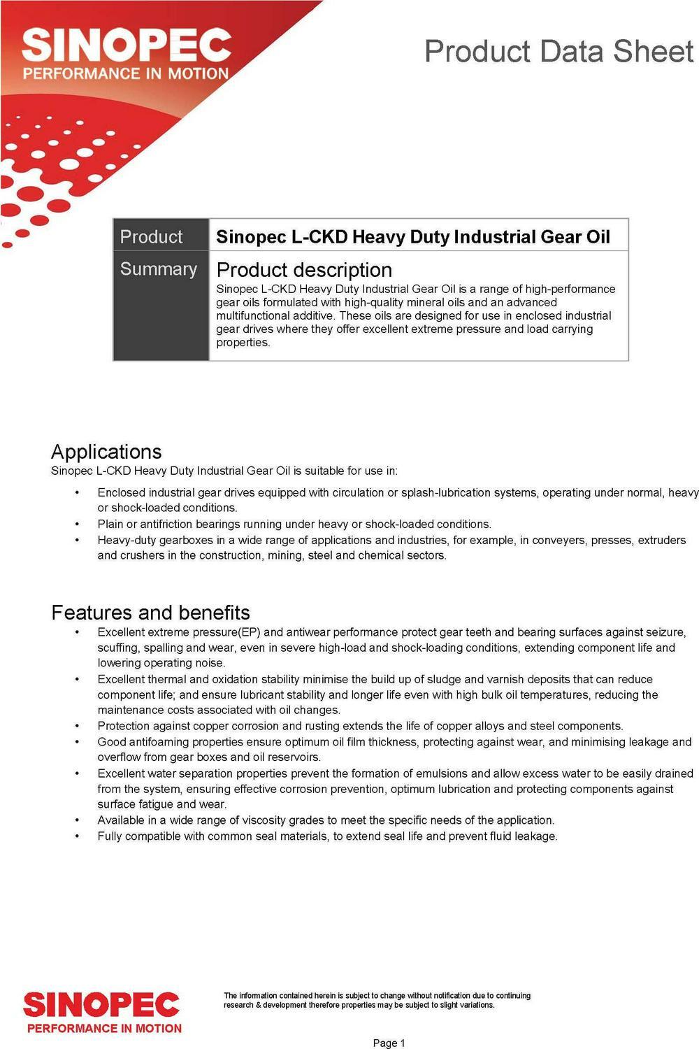 Heavy Duty Industrial EP Gear Oil - ISO 150 - 5 Gallon Pail (18L - 4.75 GAL)