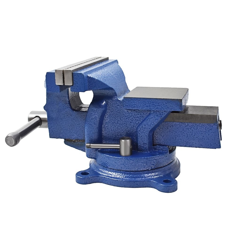 6" Mechanic Bench Vise Table Top Clamp Press Locking Swivel Base Heavy