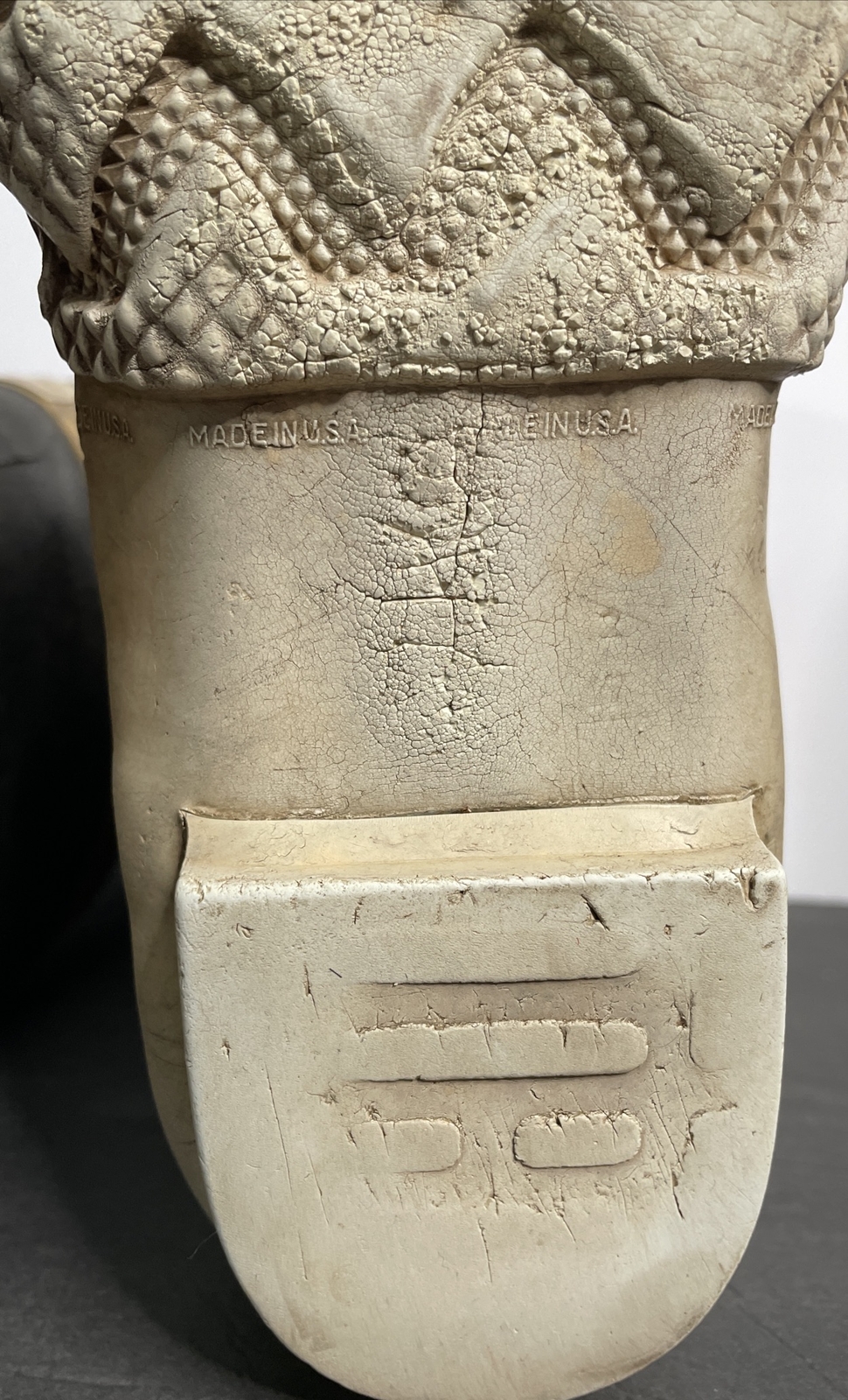 Vintage Ranger Rubber Co Firemaster Steel Toe Insulated Boots Size 10.5 USA Made