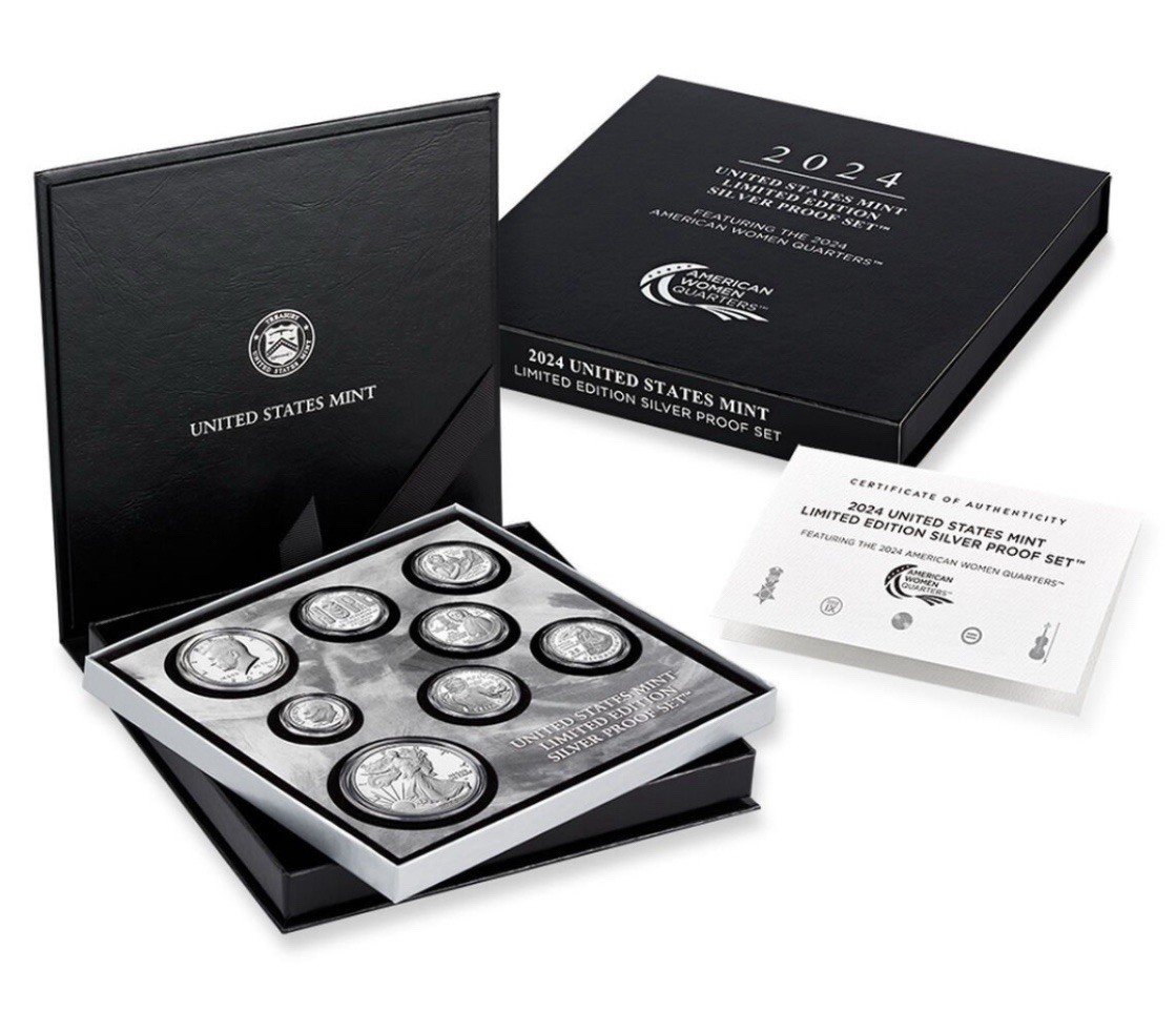 2024 - S Limited Edition Silver Proof Set With Original Box & COA. #C1630