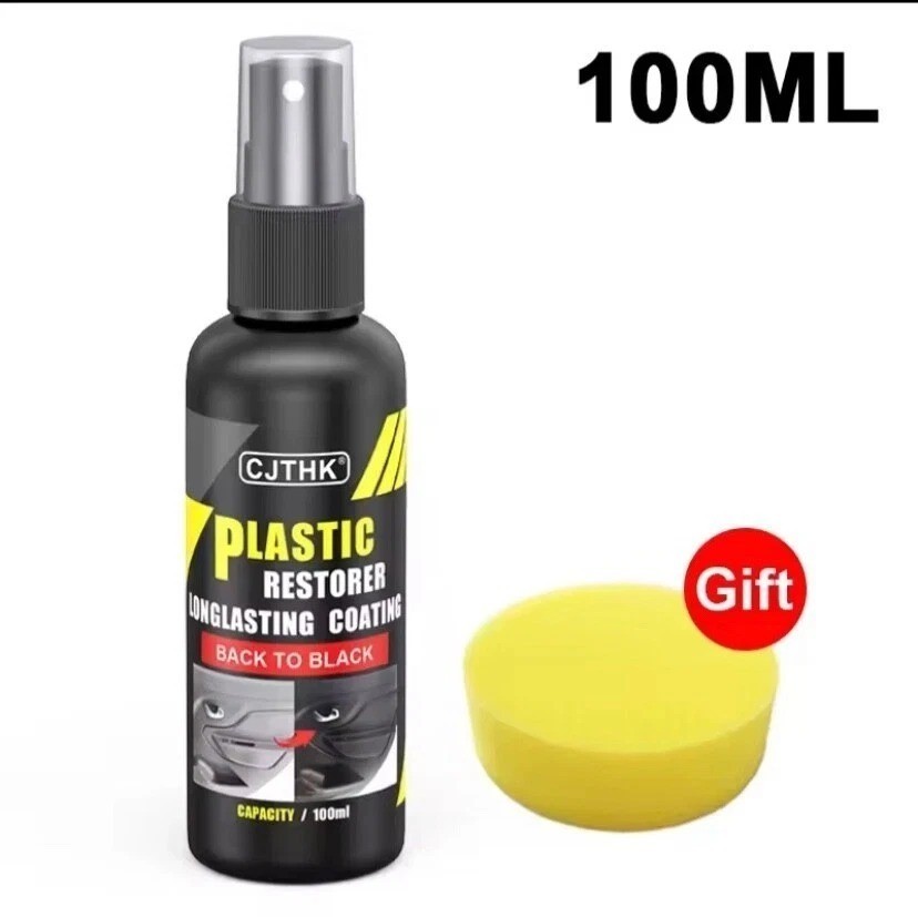 Car Plastic Restorer Back To Black Gloss Plastic Renovator Longlasting Coating